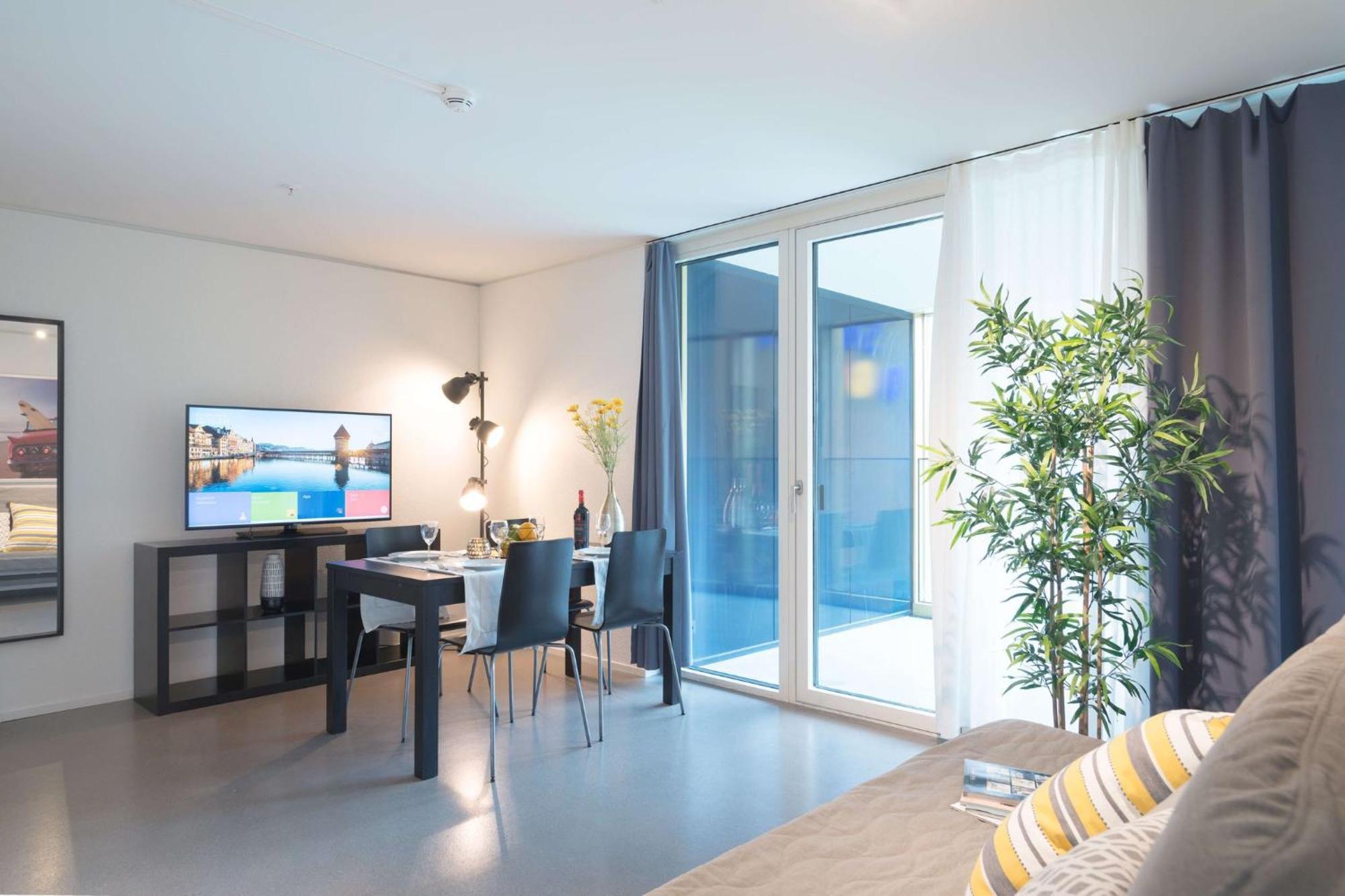 Hitrental Allmend Comfort Apartments Lucern Exteriér fotografie
