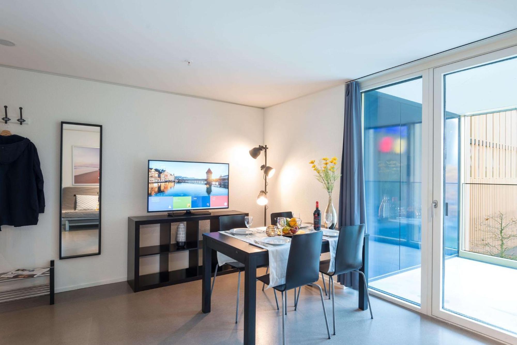 Hitrental Allmend Comfort Apartments Lucern Exteriér fotografie
